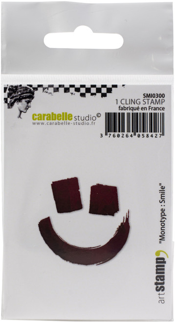 Carabelle Studio Cling Stamp Small-Monotype: Smile SMI0300 - 3760264058427