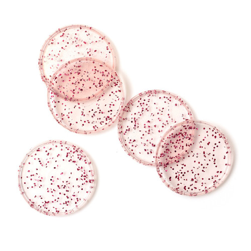 Maggie Holmes Day-To-Day Planner Discs 1.75" 9/Pkg-Pink Glitter - MH002348