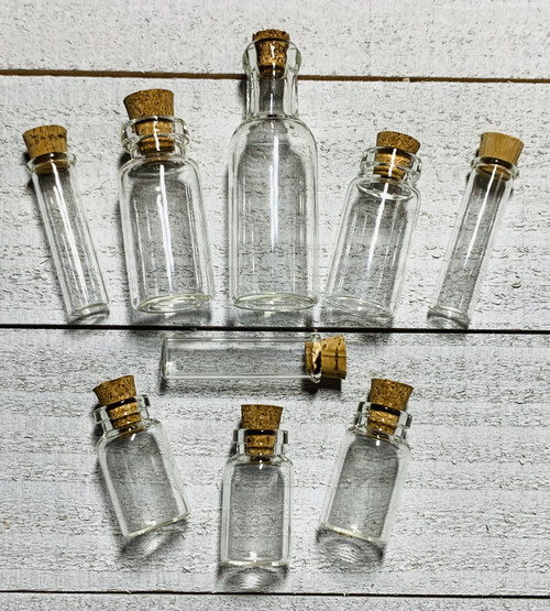 3 Pack - Jewelry Made By Me Glass Bottle Multipack 9/Pkg-Assorted Sizes - 1641652