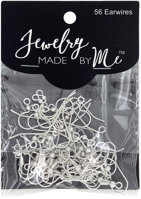3 Pack Jewelry Made By Me Earwire Fish Hook 56/Pkg-Silver 22190171 - 842702146811