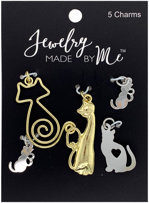 3 Pack Jewelry Made By Me Charms 5/Pkg-Cat 22190104 - 842702146637