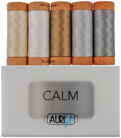 Aurifil Designer Thread Collection-Calm Collection AC80CC5