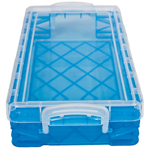 4 Pack - Storage Studios Super Stacker Pencil Box-1.6"X4"X8.5" Assorted Colors - 34365