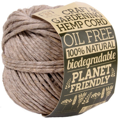 Hemptique Craft & Gardening Hemp Cord 170# 125'-Natural - 170NA250 - 091037735812