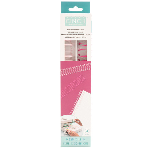 3 Pack We R Memory Keepers Cinch Wires .625" 4/Pkg-Pink WR58-00056 - 633356615040