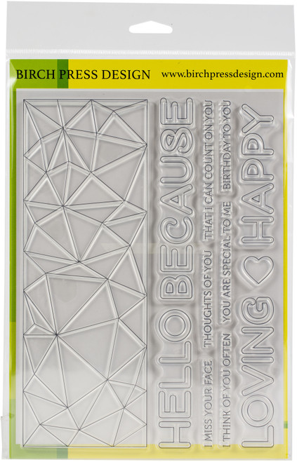 Birch Press Designs Stamp & Die Set-Crystal Lingo BP8155 - 873980581551