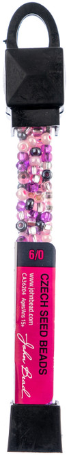 John Bead Czech Seed Beads 24g-6/0 Hawaii Mix - 63210001-0022 - 623840841543