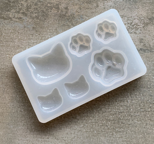 Jewelry Made By Me Resin Craft Silicone Mold-Dog Cat - 2018064
