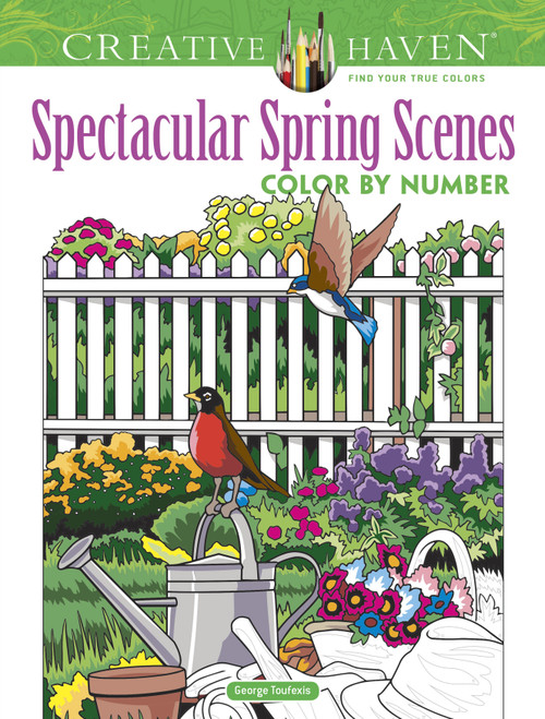 Creative Haven: Celebrate Spring Coloring Book-Softcover B6845432 - 97804868454329780486845432