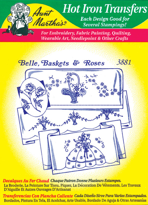 24 Pack - Aunt Martha's Iron-On Transfers-Linen & Monograms - TP-105 - 043272001054 24 Pack - Aunt Martha's Iron-On Transfers-Linen & Monograms - TP-105 - 043272001054