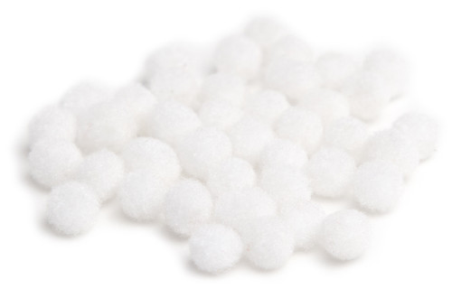 CousinDIY Pom-Poms 5mm 40/Pkg-White - A50026LK-00791