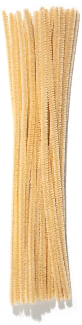 CousinDIY Chenille Stems 6mmx12" 25/Pkg-Beige A50026L5-00478