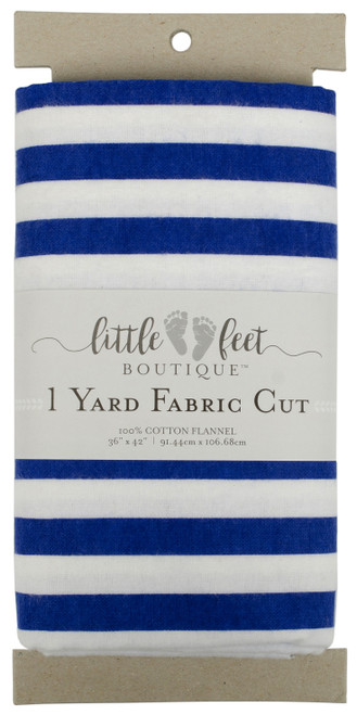 Fabric Editions Little Feet Boutique 1 Yard Precut-Sea Life Stripe LFBYD-STRPE - 699919320882