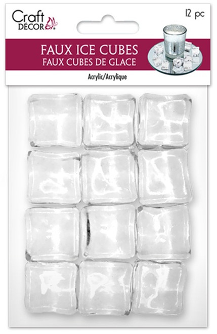 6 Pack Faux Ice Cubes 12/Pkg-Small -CD710
