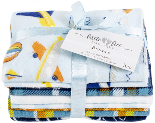 Fabric Editions Little Feet Boutique Fat Quarter Bundle 5pcs-Adventure - FLBBND-ADV - 699919320653