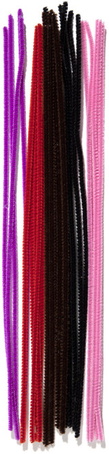 6 Pack - CousinDIY Chenille Stems 3mmx12" 25/Pkg-Multi-Colored - A50026MK-00489