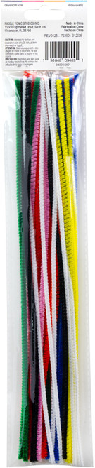 6 Pack - CousinDIY Chenille Stems 3mmx12" 25/Pkg-Multi-Colored - A50026MK-00489 6 Pack - CousinDIY Chenille Stems 3mmx12" 25/Pkg-Multi-Colored - A50026MK-00489