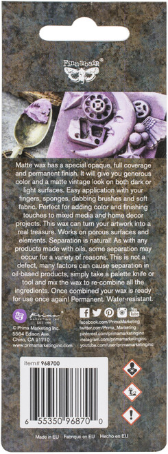3 Pack Finnabair Art Alchemy Matte Wax .68 Fluid Ounce-Shabby Pink AAMWPX-68700