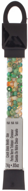 John Bead Czech Seed Beads 24g-6/0 Agate Mix - 63210001-0074 - 623840845756