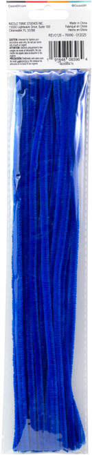 6 Pack - CousinDIY Chenille Stems 6mmx12" 25/Pkg-Dark Blue - 5A002F61-00476 6 Pack - CousinDIY Chenille Stems 6mmx12" 25/Pkg-Dark Blue - 5A002F61-00476