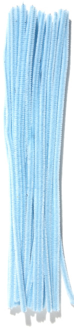 6 Pack - CousinDIY Chenille Stems 6mmx12" 25/Pkg-Light Blue - 5A002F5T-00481