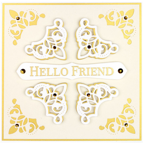 Spellbinders Clear Acrylic Stamps-Essential Sentiments STP043
