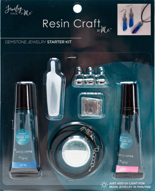 Jewelry Made By Me Resin Craft DIY Gemstone Starter Kit- - 2018002 - 842702172445