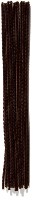 6 Pack - CousinDIY Chenille Stems 3mmx12" 25/Pkg-Brown - A50026L9-00486