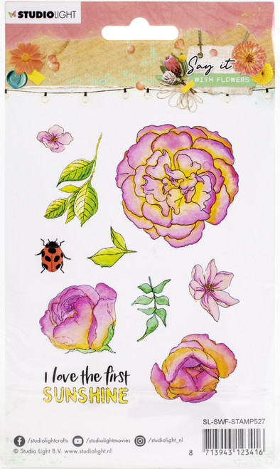 Studio Light Say It With Flowers Clear Stamp-Nr.527 STAMP527