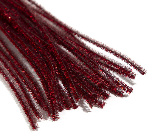 6 Pack - CousinDIY Tinsel Stems 6mmx12" 25/Pkg-Red - 5A002F7P-00895 6 Pack - CousinDIY Tinsel Stems 6mmx12" 25/Pkg-Red - 5A002F7P-00895