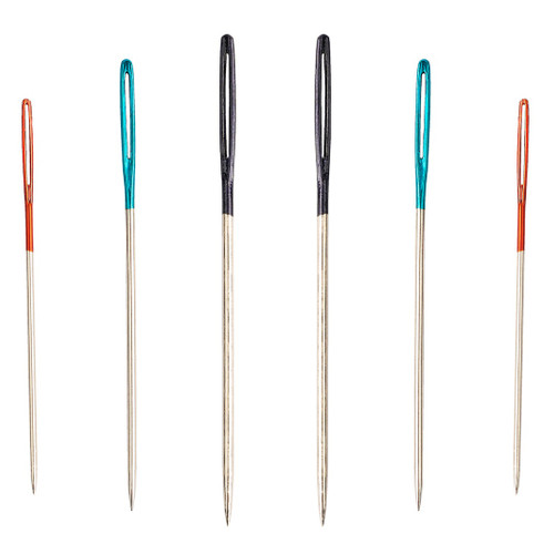 Singer Chenille Color Eye Needles 6/Pkg-Sizes 22, 24, And 26 - 01781