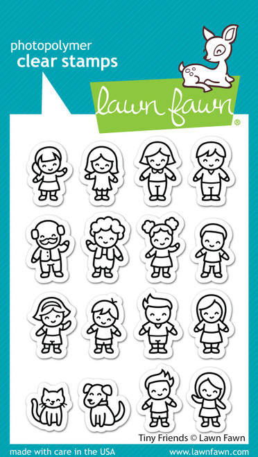 Lawn Fawn Clear Stamps 3"X4"-Tiny Friends LF2506