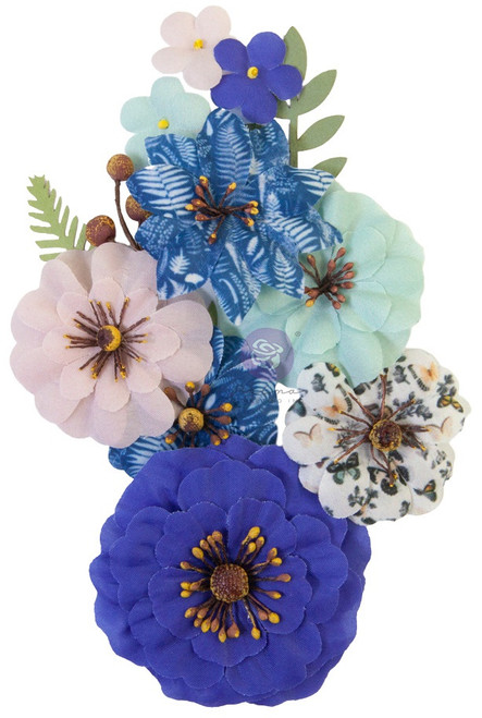 3 Pack Prima Marketing Mulberry Paper Flowers-Natural Beauty/Nature Lover 652968