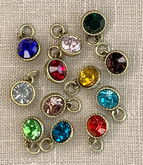 Jewelry Made By Me Charms 12/Pkg-Birthstones - 22190113