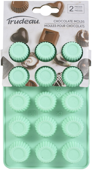 2 Pack Silicone Chocolate Mold 2/Pkg-Cupcake -09916007 - 063562640268