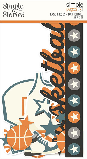 3 Pack - Simple Stories Simple Pages Page Pieces-Basketball - SSSPPP-15933 3 Pack - Simple Stories Simple Pages Page Pieces-Basketball - SSSPPP-15933