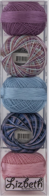 Handy Hands Lizbeth Specialty Pack Cordonnet Cotton Size 10-Country Assortment 5/Pkg - NP61-4 - 769826610045