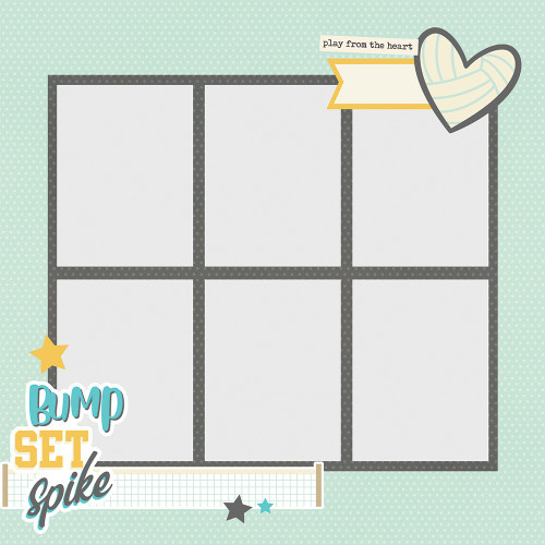 3 Pack - Simple Stories Simple Pages Page Pieces-Volleyball - SSSPPP-15946 3 Pack - Simple Stories Simple Pages Page Pieces-Volleyball - SSSPPP-15946