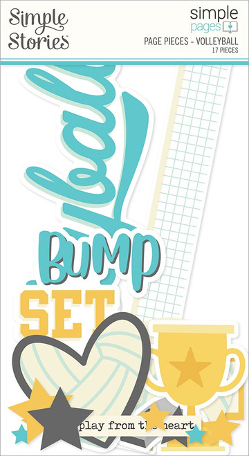 3 Pack - Simple Stories Simple Pages Page Pieces-Volleyball - SSSPPP-15946 3 Pack - Simple Stories Simple Pages Page Pieces-Volleyball - SSSPPP-15946