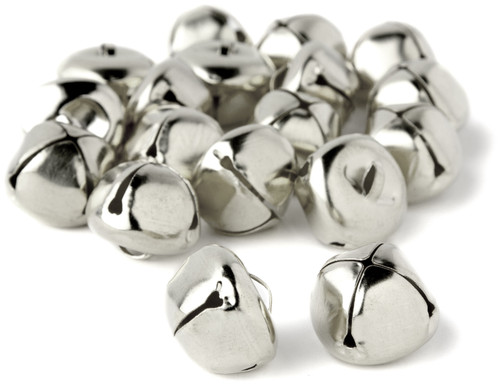 3 Pack CousinDIY Jingle Bells 1" 18/Pkg-Silver 40000628