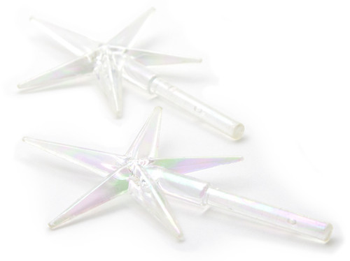 6 Pack - CousinDIY Ceramic Christmas Tree Stars 2.75"X1.875" 2/Pkg-Iridescent - 40000458 6 Pack - CousinDIY Ceramic Christmas Tree Stars 2.75"X1.875" 2/Pkg-Iridescent - 40000458
