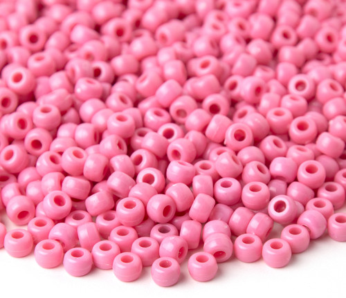 3 Pack CousinDIY Pony Beads 6mmx9mm 720/Pkg-Opaque Light Pink A50026M3-854