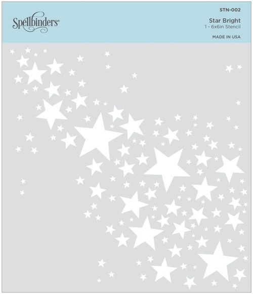 Spellbinders Stencil-Star Bright STN002