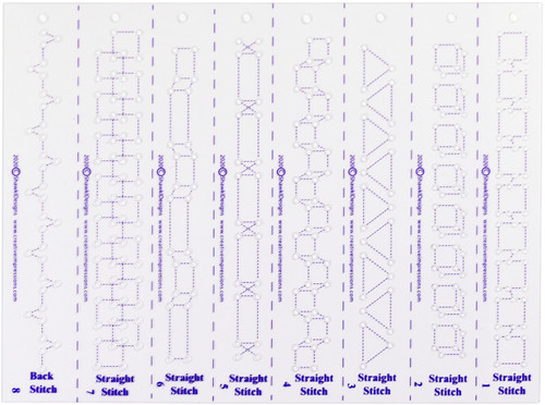 Creative Impressions Embroidery Stitch Template Set-4/Pkg KSS202