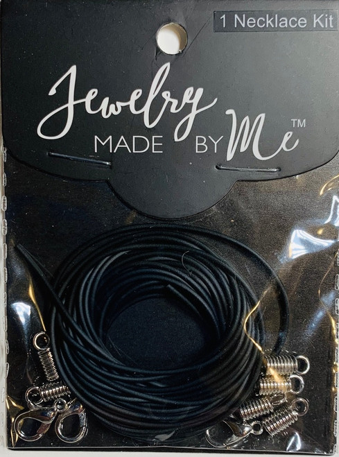 Jewelry Made By Me Black Cord Necklace Kit- - 3123916 - 842702156032
