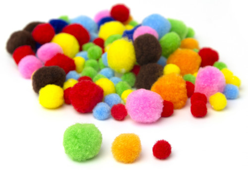 3 Pack - CousinDIY Pom-Pom Variety Pack 100/Pkg-Multi - POMVP-799