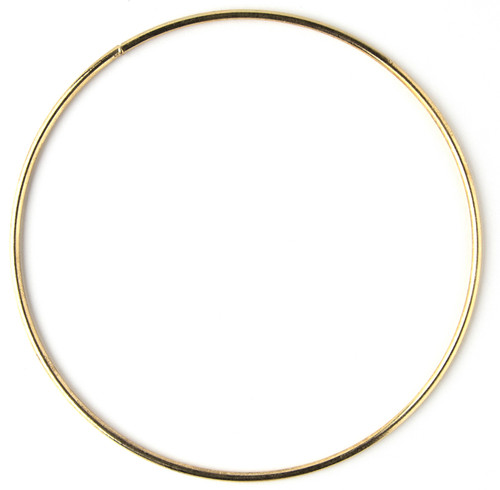 6 Pack - CousinDIY Metal Macrame Ring 4"-Gold - 40000654