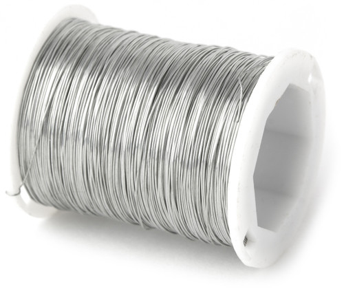 6 Pack CousinDIY Beading Wire 28 Gauge 40yd-Silver 40000926