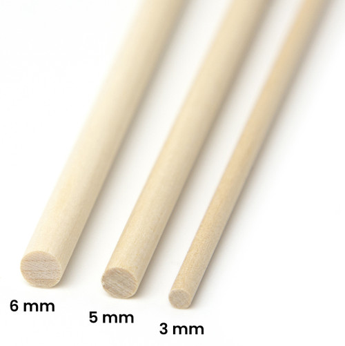 6 Pack - CousinDIY Dowel Rod .125"X12" 22/Pkg-Natural - 40000531 6 Pack - CousinDIY Dowel Rod .125"X12" 22/Pkg-Natural - 40000531