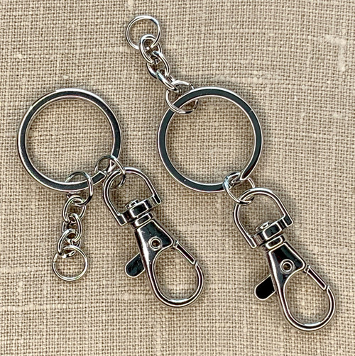 Jewelry Made By Me Key Ring 2/Pkg-Silver 22190190